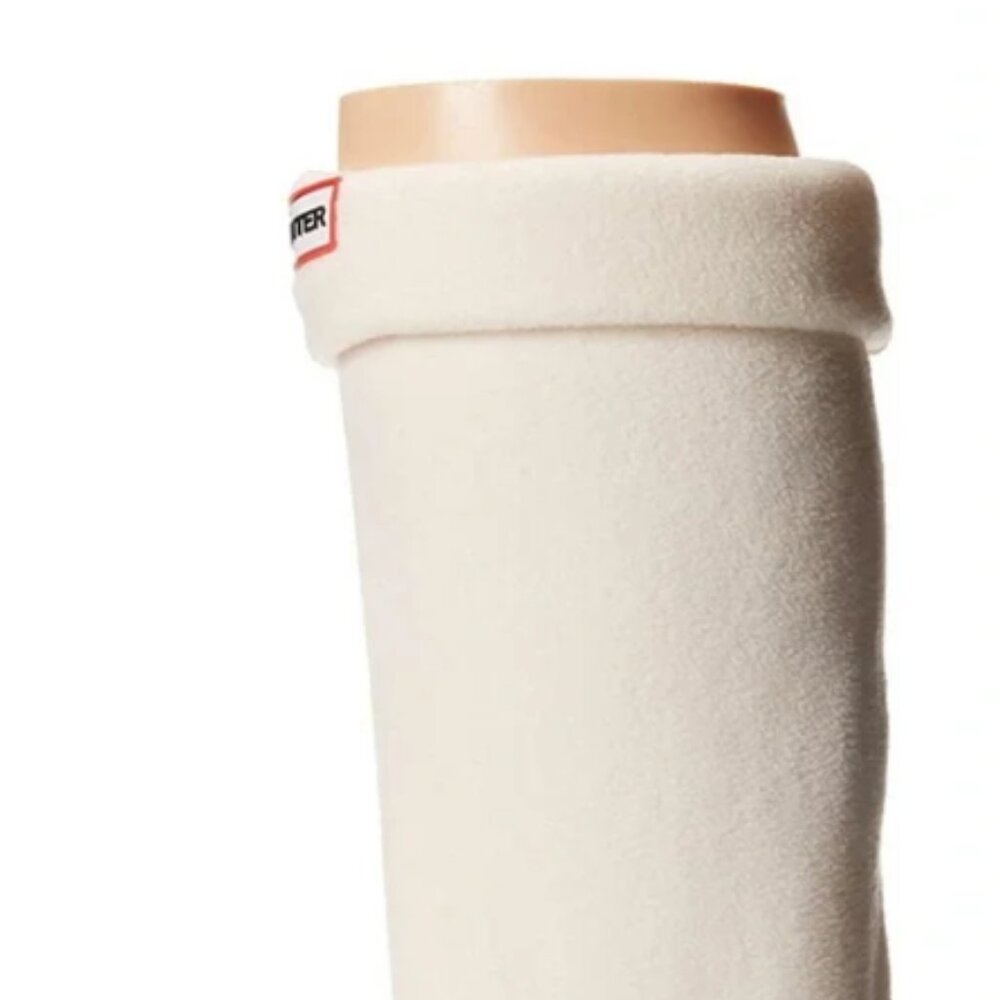 NWOT Hunter fleece Boot Sock for the original tall boot in cream.HUNTER Tall Fle